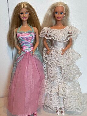 Vintage Wedding Fantasy Barbie Redressed
